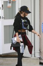 SARAH HYLAND Leaves Pilates Class in Los Angeles 01/17/2020