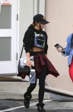 SARAH HYLAND Leaves Pilates Class in Los Angeles 01/17/2020