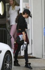 SARAH HYLAND Leaves Pilates Class in Los Angeles 01/17/2020
