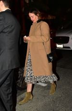 SARAH PAULSON Out for Dinner in West Hollywood 01/29/2020