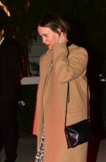 SARAH PAULSON Out for Dinner in West Hollywood 01/29/2020