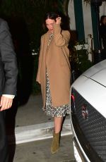 SARAH PAULSON Out for Dinner in West Hollywood 01/29/2020