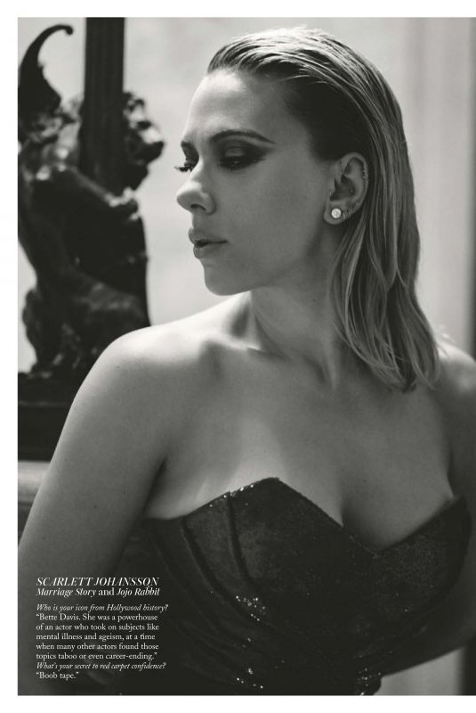 SCARLETT JOHANSSON for Vogue Magazine, UK February 2020