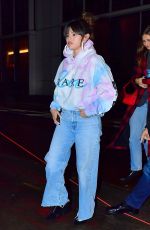 SELENA GOMEZ Arrives at Bang Bang Tattoo Parlor in New York 01/14/2020