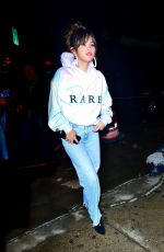 SELENA GOMEZ Arrives at Bang Bang Tattoo Parlor in New York 01/14/2020