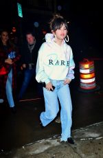 SELENA GOMEZ Arrives at Bang Bang Tattoo Parlor in New York 01/14/2020