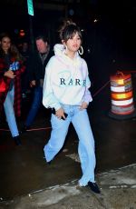 SELENA GOMEZ Arrives at Bang Bang Tattoo Parlor in New York 01/14/2020