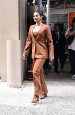 SELENA GOMEZ Arrives at Live with Kelly and Ryan in New York 01/13/2020