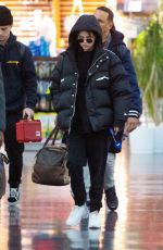 SELENA GOMEZ at JFK Airport in New York 01/12/2020
