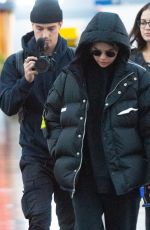 SELENA GOMEZ at JFK Airport in New York 01/12/2020