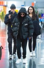 SELENA GOMEZ at JFK Airport in New York 01/12/2020