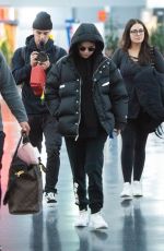 SELENA GOMEZ at JFK Airport in New York 01/12/2020