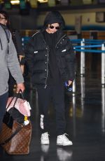 SELENA GOMEZ at JFK Airport in New York 01/12/2020