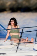 SELENA GOMEZ in Bikini at a Yacht in Hawaii 01/02/2020