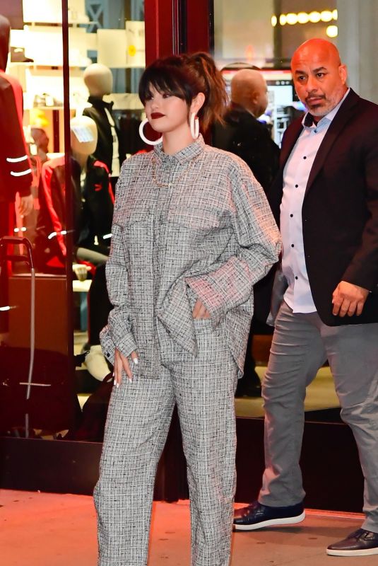 SELENA GOMEZ Leaves Puma Store in New York 01/14/2020