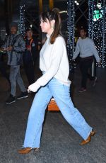 SELENA GOMEZ Out for Dinner at Nobu in New York 01/13/2020