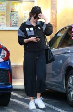 SELENA GOMEZ Out for Lunch in Van Nuys 01/05/2020