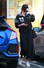 SELENA GOMEZ Out for Lunch in Van Nuys 01/05/2020