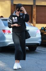 SELENA GOMEZ Out for Lunch in Van Nuys 01/05/2020