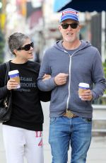 SELMA BLAIR and David Lyons Out for Coffee in Los Angeles 01/30/2020