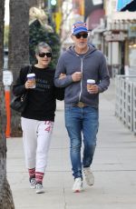 SELMA BLAIR and David Lyons Out for Coffee in Los Angeles 01/30/2020