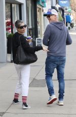 SELMA BLAIR and David Lyons Out for Coffee in Los Angeles 01/30/2020