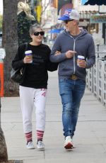 SELMA BLAIR and David Lyons Out for Coffee in Los Angeles 01/30/2020