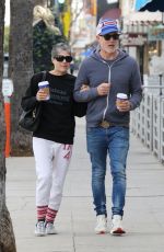 SELMA BLAIR and David Lyons Out for Coffee in Los Angeles 01/30/2020