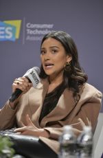 SHAY MITCHELL at CES 2020 in Las Vegas 01/08/2020