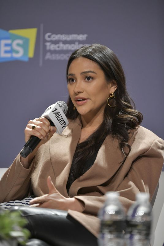 SHAY MITCHELL at CES 2020 in Las Vegas 01/08/2020