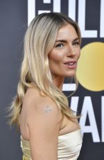 SIENNA MILLER at 77th Annual Golden Globe Awards in Beverly Hills 01/05/2020