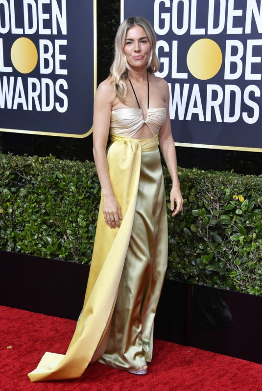 SIENNA MILLER at 77th Annual Golden Globe Awards in Beverly Hills 01/05/2020