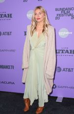 SIENNA MILLER at Wander Darkly Premiere at Sundance Film Festival 01/25/2020