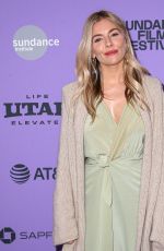 SIENNA MILLER at Wander Darkly Premiere at Sundance Film Festival 01/25/2020