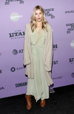 SIENNA MILLER at Wander Darkly Premiere at Sundance Film Festival 01/25/2020