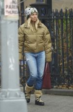 SIENNA MILLER Out and About in New York 01/13/2020