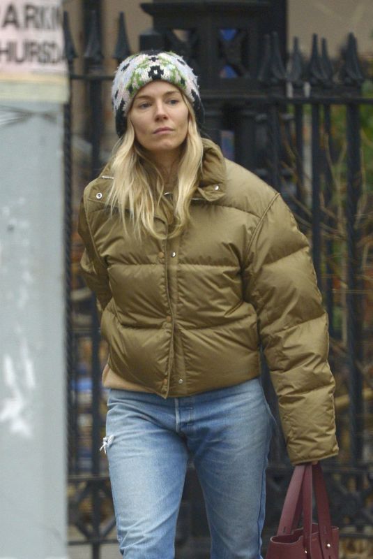SIENNA MILLER Out and About in New York 01/13/2020