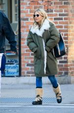 SIENNA MILLER Out in New York 01/21/2020