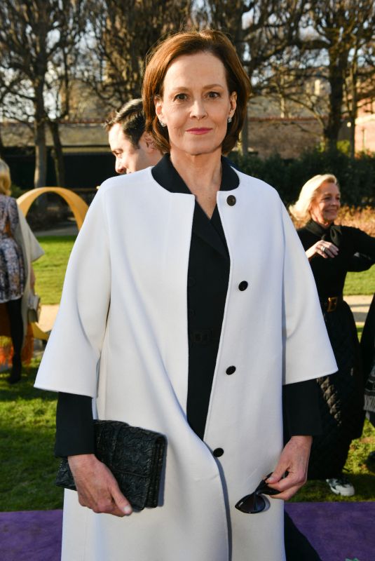 SIGOURNEY WEAVER at Dior Haute Couture Spring/Summer 2020 Show at Paris Fashion Week 01/20/2020