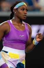 SLOANE STEPHENS at 2020 Australian Open at Melbourne Park 01/20/2020
