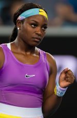 SLOANE STEPHENS at 2020 Australian Open at Melbourne Park 01/20/2020