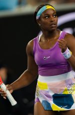 SLOANE STEPHENS at 2020 Australian Open at Melbourne Park 01/20/2020