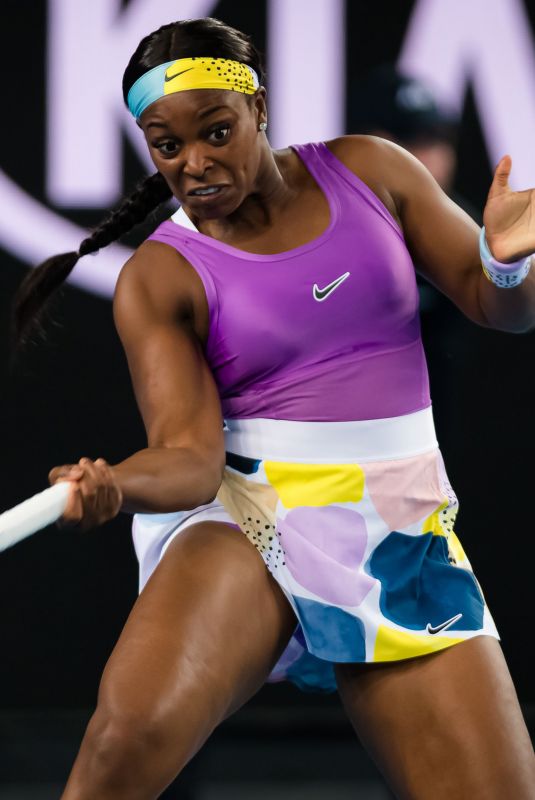 SLOANE STEPHENS at 2020 Australian Open at Melbourne Park 01/20/2020