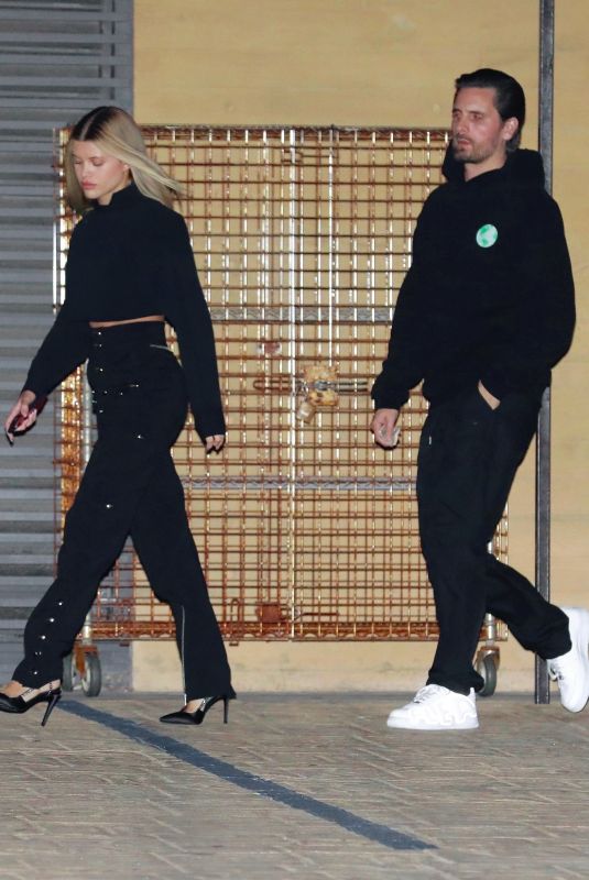 SOFIA RICHIE and Scott Disick at Nobu in Malibu 01/09/2020