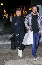 SOFIA RICHIE and Scott Disick Night Out in Aspen 12/30/2019