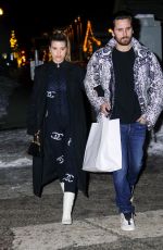 SOFIA RICHIE and Scott Disick Night Out in Aspen 12/30/2019