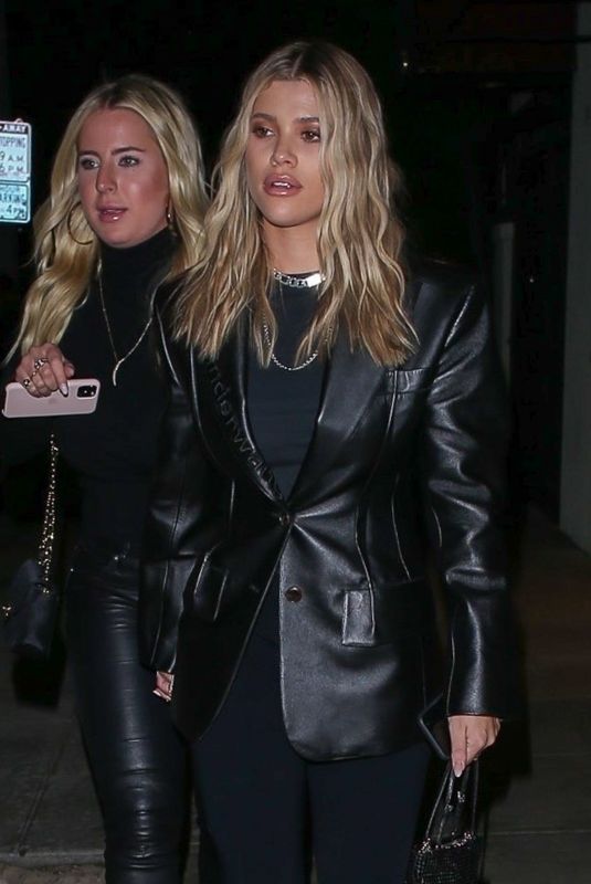 SOFIA RICHIE at Matsuhisa Sushi Restaurant in Beverly Hills 01/10/2020