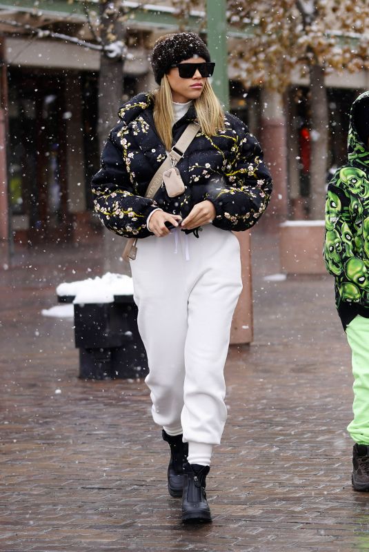 SOFIA RICHIE Out Shopping in Aspen 01/01/2020
