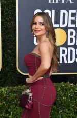 SOFIA VERGARA at 77th Annual Golden Globe Awards in Beverly Hills 01/05/2020