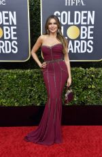 SOFIA VERGARA at 77th Annual Golden Globe Awards in Beverly Hills 01/05/2020